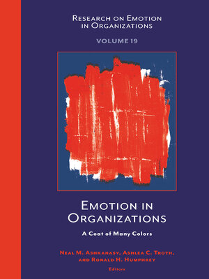 cover image of Emotion in Organizations